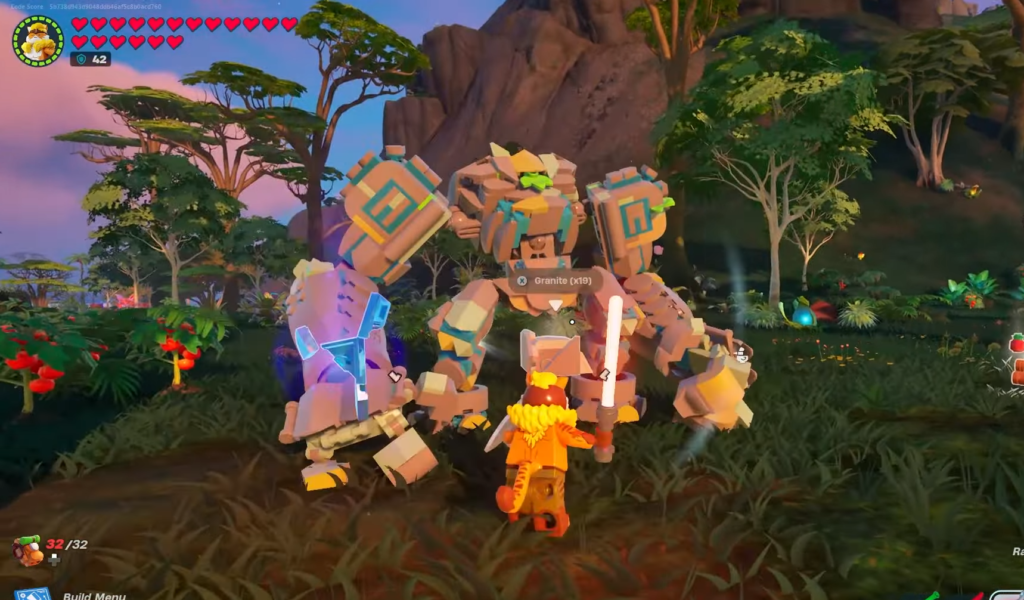 How to Find and Kill Golems in LEGO Fortnite