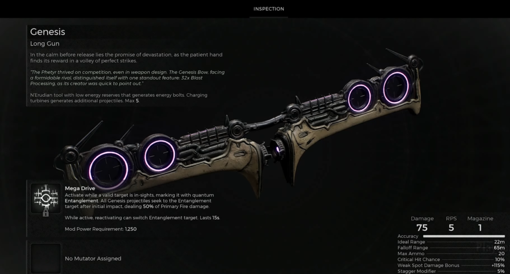 Genesis Bow in Remnant 2