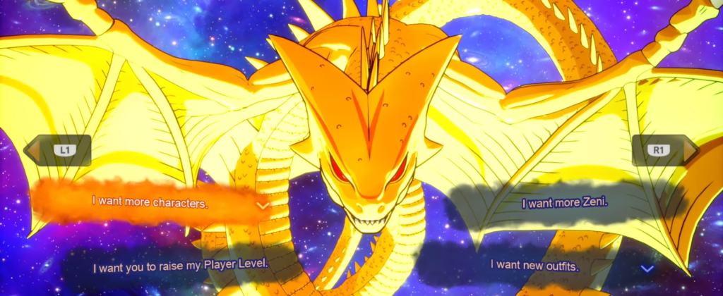 Best Wishes from Super Shenron in Dragon Ball Sparking Zero