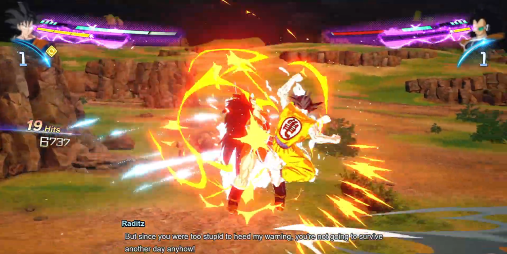 Defeat Raditz Quickly in Sparking Zero