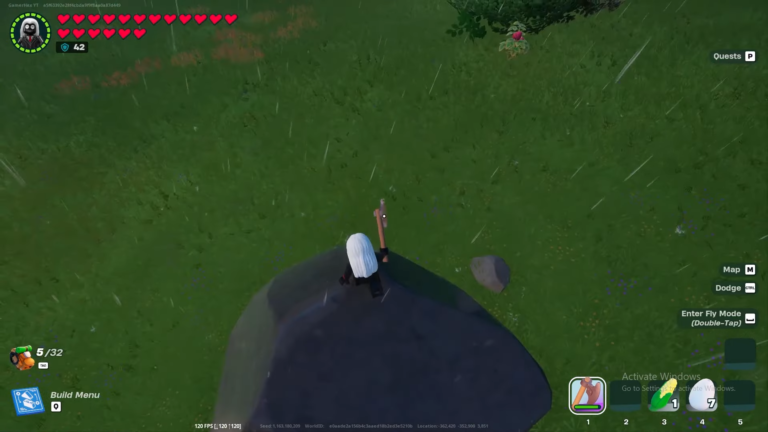 XP Glitch in LEGO Fortnite Chapter 2