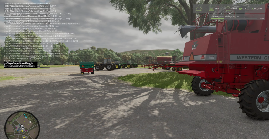 Super Strength Mod in Farming Simulator 25