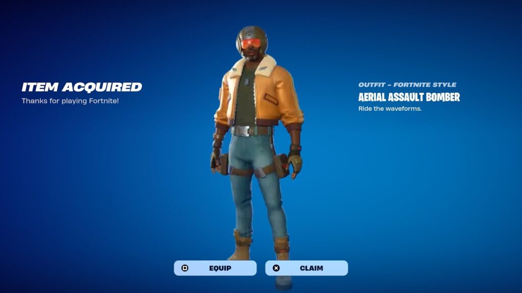 How to Get the Aerial Assault Bomber Skin in Fortnite