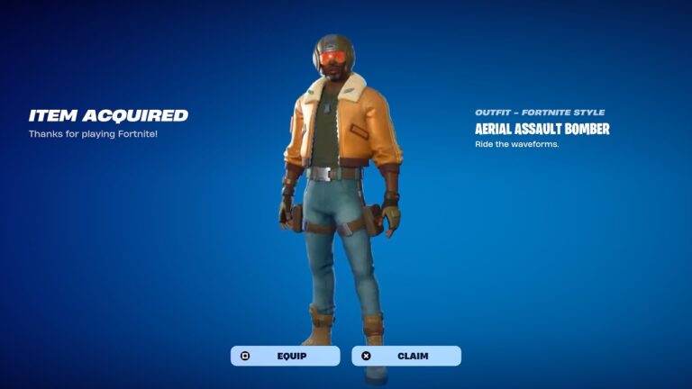 How to Get the Aerial Assault Bomber Skin in Fortnite