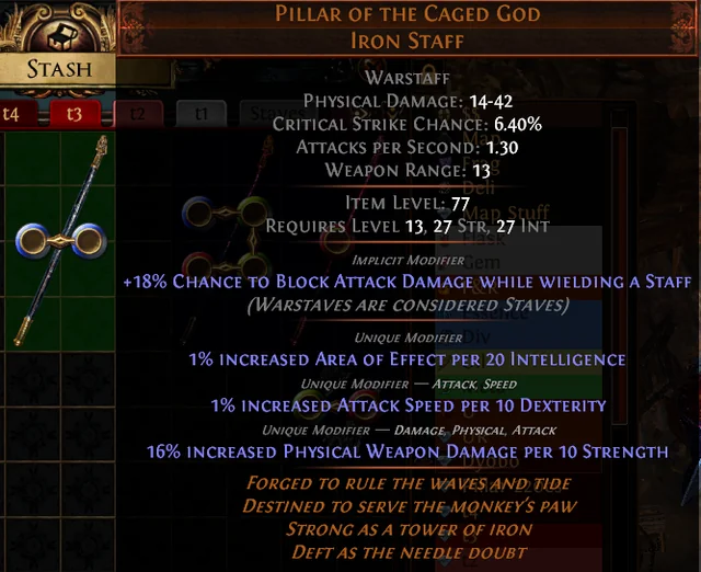 Pillar of the Caged God in Path of Exile 2