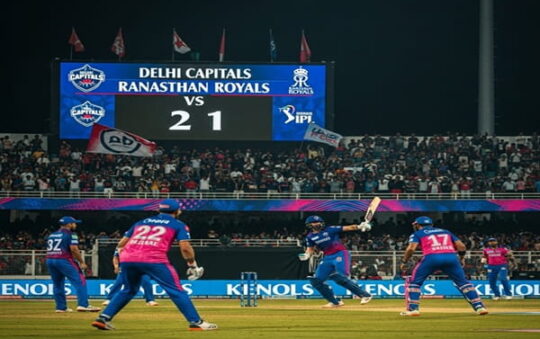 Delhi Capitals vs Rajasthan Royals Timeline