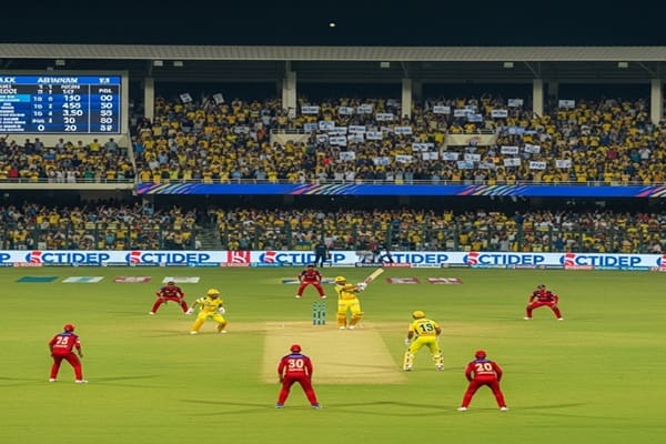 Chennai Super Kings vs Punjab Kings Timeline