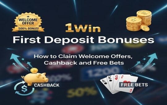 1Win First Deposit Bonuses: How to Claim Welcome Offers, Cashback, and Free Bets